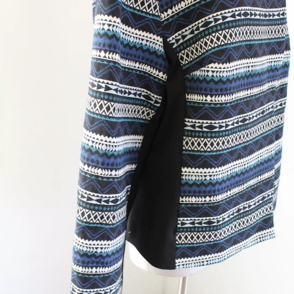 NWT Lane Bryant Geometric Striped Moto Jacket - Picture 6 of 7